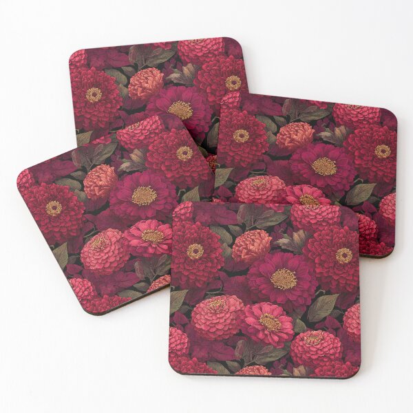 Item preview, Fresh Zinnia Texture - Flower Floral Pattern - Wedding Anniversary Gifts designed and sold by RoyalStarsPatts.