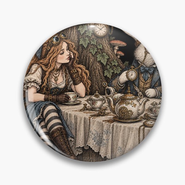 Item preview, Steampunk Alice in Wonderland designed and sold by DeVeauDesign.