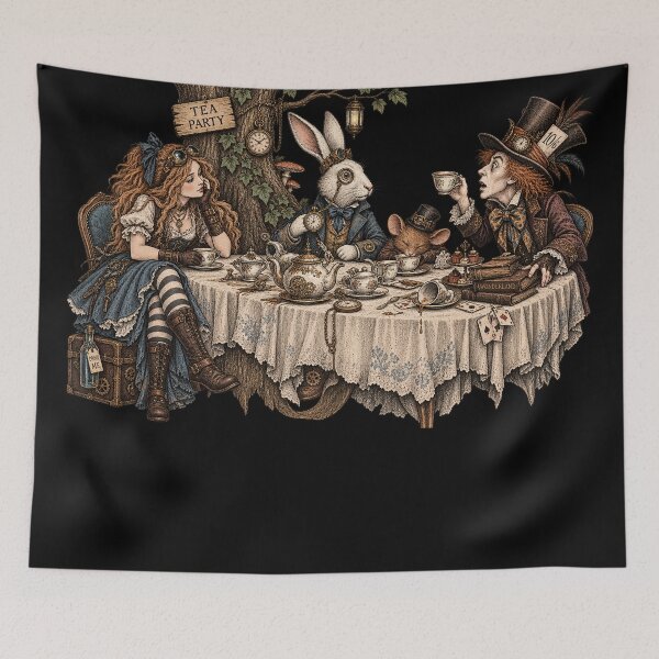Item preview, Steampunk Alice in Wonderland designed and sold by DeVeauDesign.