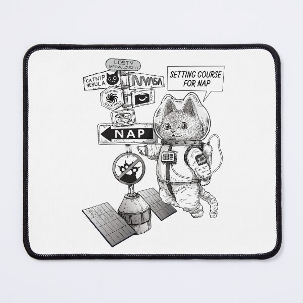 Item preview, COSMIC MEOW #05: Space Signpost and Cat Astronaut designed and sold by Neco Uchoo!.