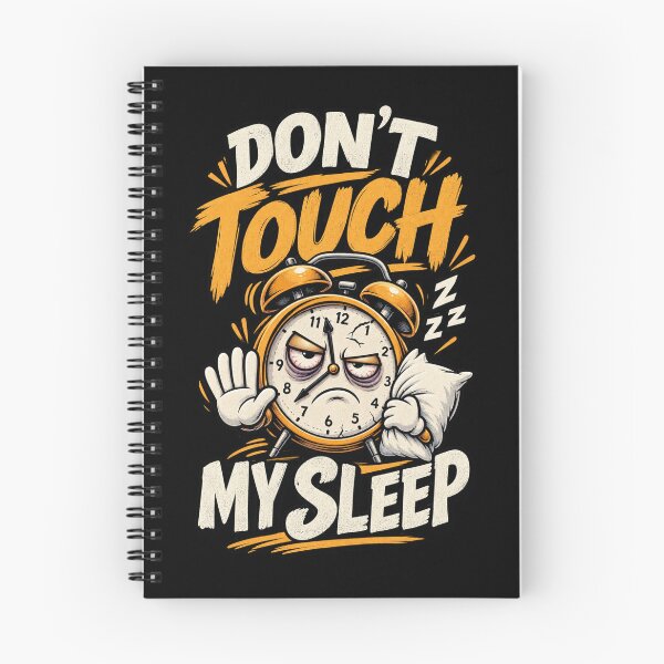 Item preview, Don't Touch My Sleep - Funny Alarm Clock Design designed and sold by njanani.