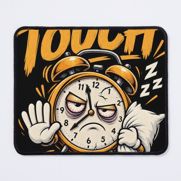 Item preview, Don't Touch My Sleep - Funny Alarm Clock Design designed and sold by njanani.