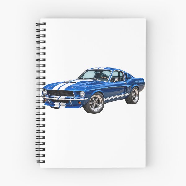 Item preview, Blue Classic Muscle Car – Vintage Racing Car Art designed and sold by TinyWeird.