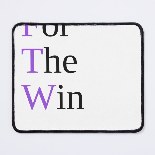 Item preview, FTW — For The Win Bold Typography Quote designed and sold by VzerosDigital.