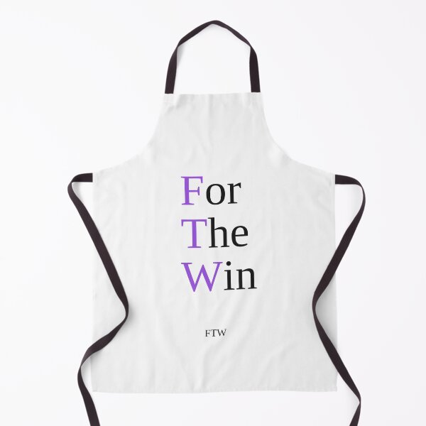 Item preview, FTW — For The Win Bold Typography Quote designed and sold by VzerosDigital.