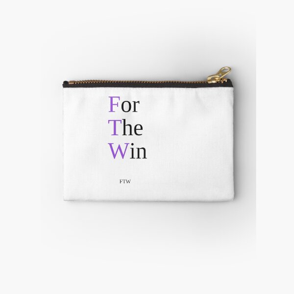 Item preview, FTW — For The Win Bold Typography Quote designed and sold by VzerosDigital.