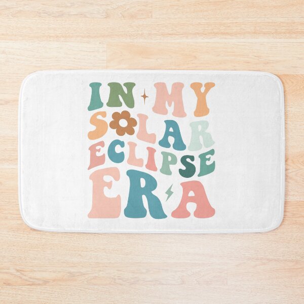 Item preview, In My Solar Eclipse Era – Pastel Retro Floral Typography designed and sold by EmeraldeaArt.