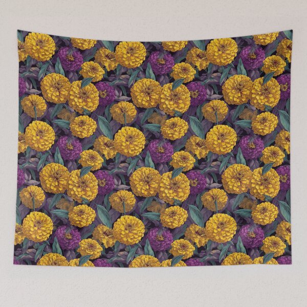 Item preview, Artistic Zinnia Floral  - Retro Flower Floral - Wedding Gifts designed and sold by RoyalStarsPatts.