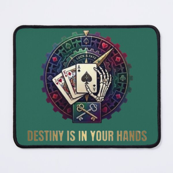 Item preview, Destiny Is In Your Hands: Skeleton Hand with Playing Cards designed and sold by Northern Glow Art.