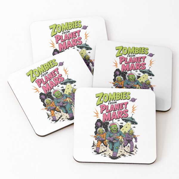 Item preview, Zombies From Planet Mars - Vintage Retro Sci-Fi Horror designed and sold by TontikDesign.