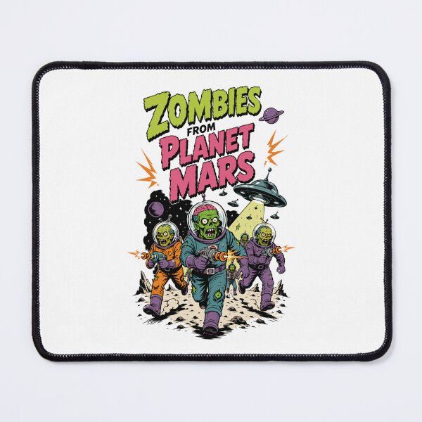 Item preview, Zombies From Planet Mars - Vintage Retro Sci-Fi Horror designed and sold by TontikDesign.