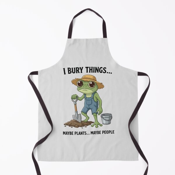 Item preview, I Bury Things Maybe Plants Maybe People Frog designed and sold by BrownHorse90s.