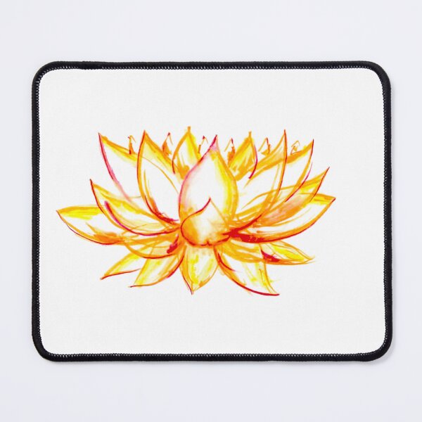 Item preview, Sketchy Warm Lotus Padme Hand Drawn Color Markers designed and sold by BOKEbyTC.