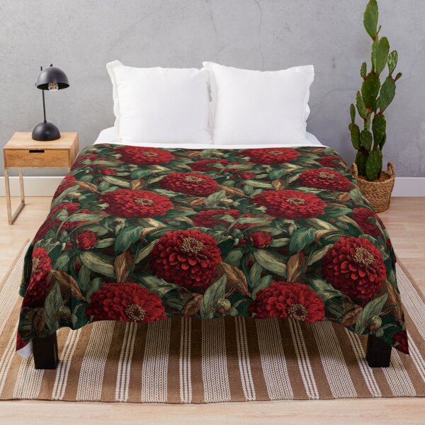 Item preview, Vibrant Zinnia Floral - Tropical Flower Pattern - Bridesmaid Gifts designed and sold by RoyalStarsPatts.