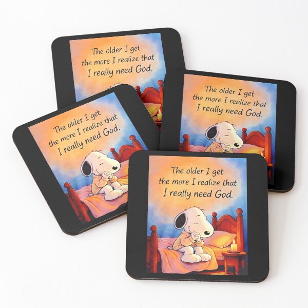 Item preview, Snoopy The Older I Get The More I Realize That I Really Need God designed and sold by yuckticke.