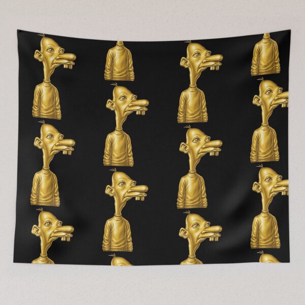 Item preview, Neegy Gold Guy Funny Brainrot Meme Viral Internet designed and sold by Mind-Drift.