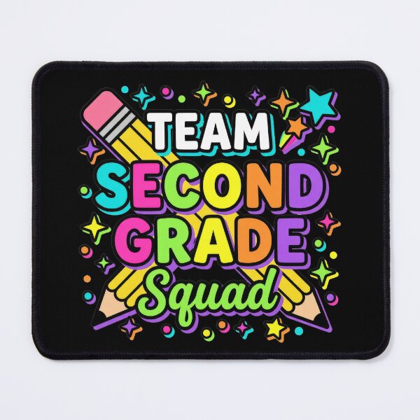 Item preview, Team Second Grade Squad — Colorful Back To School Teacher Shirt designed and sold by Uglyandcute.
