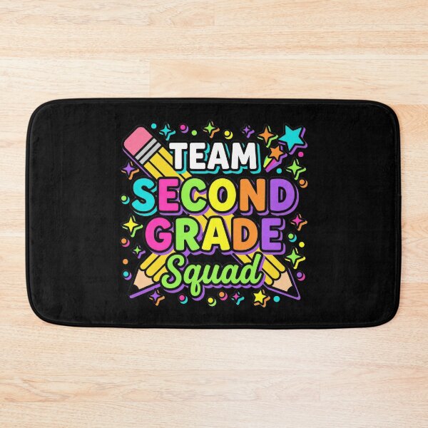 Item preview, Team Second Grade Squad — Colorful Back To School Teacher Shirt designed and sold by Uglyandcute.