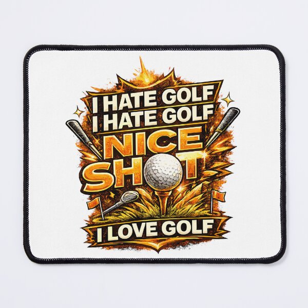 Item preview, I Hate Golf Nice Shot I Love Golf Funny Golfer designed and sold by ZIGLWORKS.