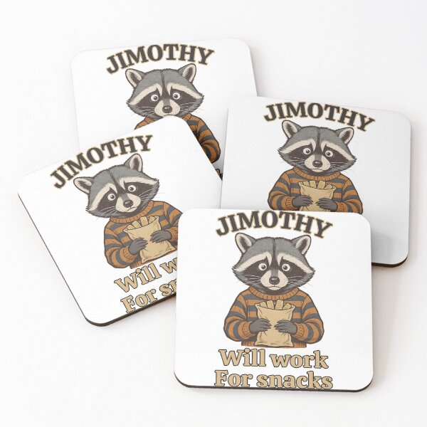 Item preview, Jimothy Will Work For Snacks Funny Raccoon Sweater T-Shirt designed and sold by BellabdO.