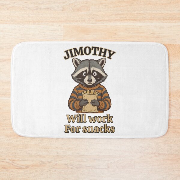 Item preview, Jimothy Will Work For Snacks Funny Raccoon Sweater T-Shirt designed and sold by BellabdO.