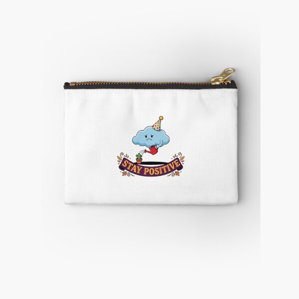 Item preview, Sad Cloud Watering Little Cactus Stay Positive designed and sold by Rare By Hero.