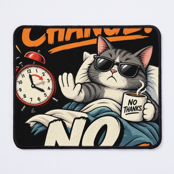 Item preview, Don't Touch My Sleep - Funny CAT Alarm Clock Design designed and sold by njanani.
