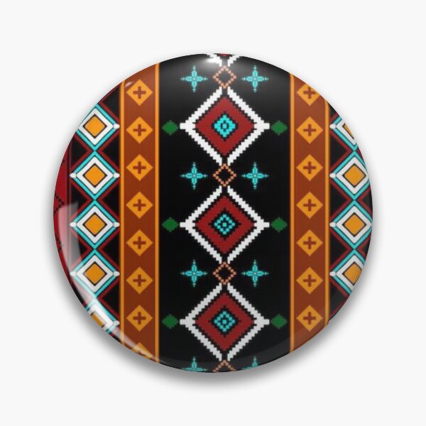 Item preview, Colorful Geometric Folk Pattern |  Textile Inspired Design designed and sold by LUMACRAFT1.