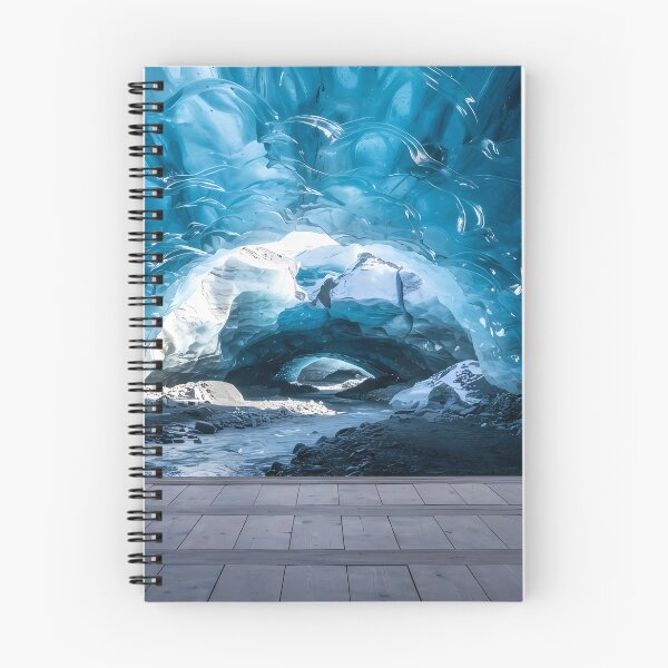 Item preview, Hanok Window to the World: Vatnajökull Glacier Ice Cave & Iceland Blue Crystal | Fine Art Print designed and sold by SOOstudio73.