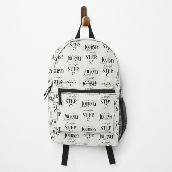 Item preview, A Great Journey Begins With A Single Step Lao Tzu Quote designed and sold by QCena.