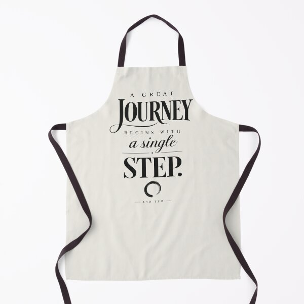 Item preview, A Great Journey Begins With A Single Step Lao Tzu Quote designed and sold by QCena.
