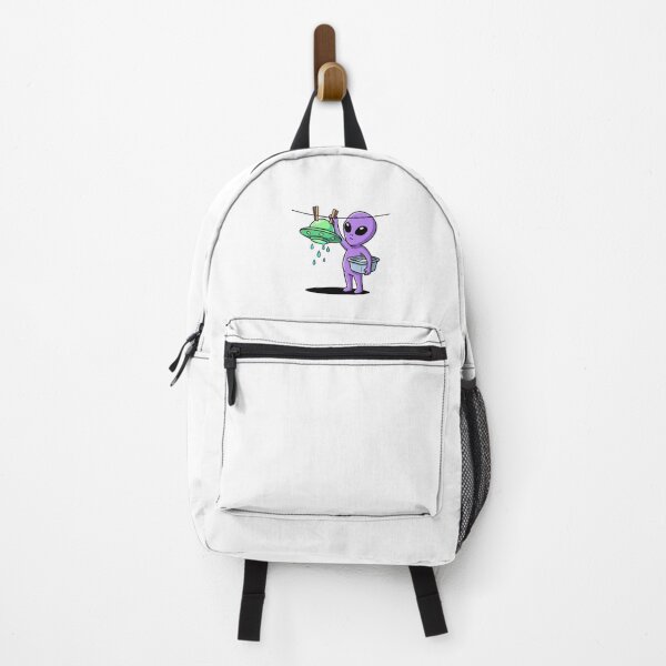 Item preview, Cute Purple Alien Hanging UFO On Clothesline designed and sold by Rare By Hero.