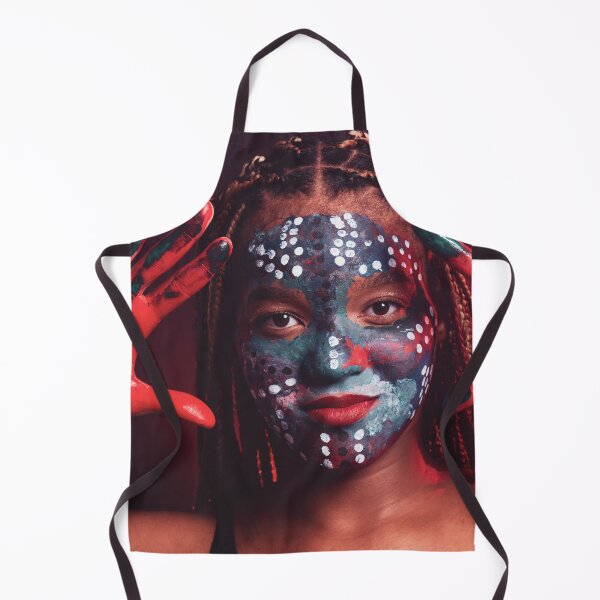 Item preview, Vibrant Painted Face Artistic Portrait designed and sold by ThaCriações.