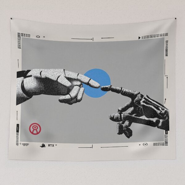 Item preview, Human vs. Machine designed and sold by retr0active.