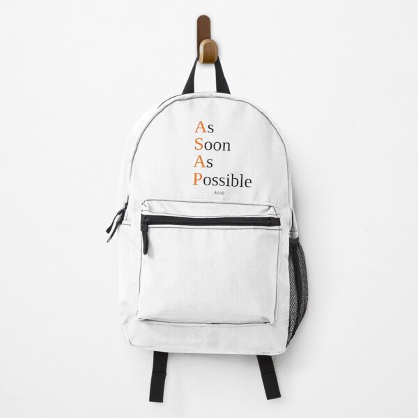Item preview, ASAP — As Soon As Possible Bold Text Design designed and sold by VzerosDigital.