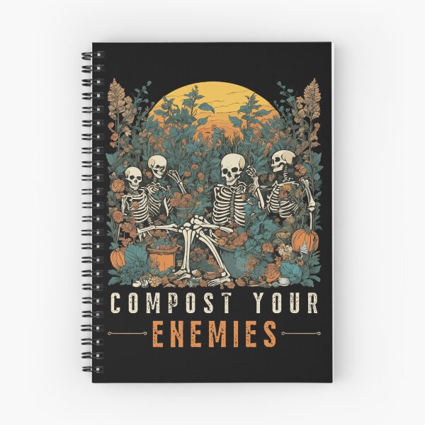 Item preview, compost your enemies funny skeleton gardening halloween classic t-shirtcompost your enemies funny skeleton gardening halloween classic t-shirt designed and sold by SondraHulsey13.