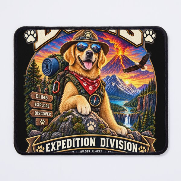 Item preview, Department of Dogs Expedition Division Vintage Outdoor Adventure designed and sold by TeeVibeHaus.