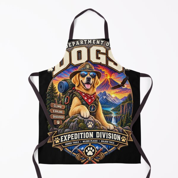 Item preview, Department of Dogs Expedition Division Vintage Outdoor Adventure designed and sold by TeeVibeHaus.