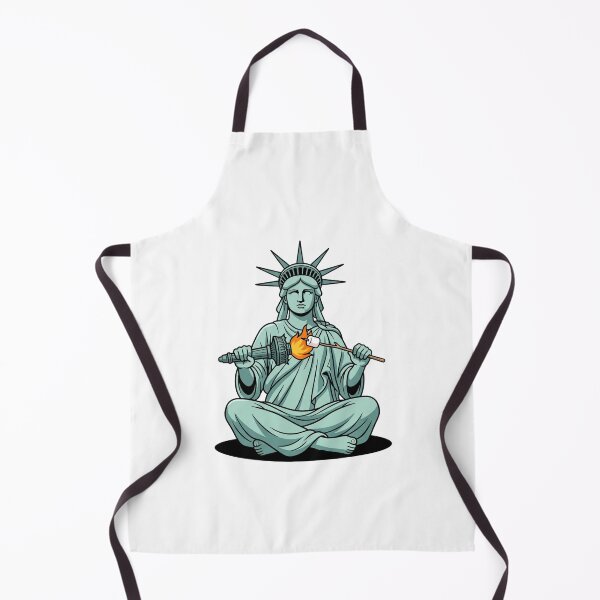 Item preview, Statue Of Liberty Roasting Marshmallow On Torch designed and sold by Rare By Hero.