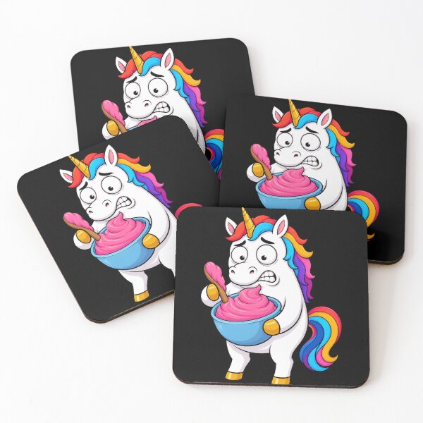 Item preview, Unicorn Baking Disaster Funny Kitchen Cartoon Gift designed and sold by BoyleDesignShop.
