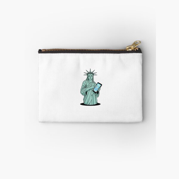 Item preview, Statue Of Liberty Using Tablet Touch Screen designed and sold by Rare By Hero.