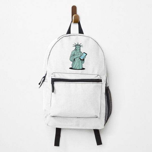 Item preview, Statue Of Liberty Using Tablet Touch Screen designed and sold by Rare By Hero.