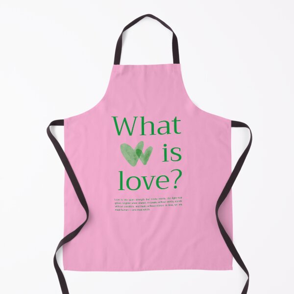 Item preview, What Is Love Green Typography Poster designed and sold by jianina-alondra.