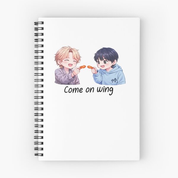 Item preview, Jimin Jungkook - Come On Wing Hot-Ones Cute Chibi Design designed and sold by Glow-Paw-Studio.