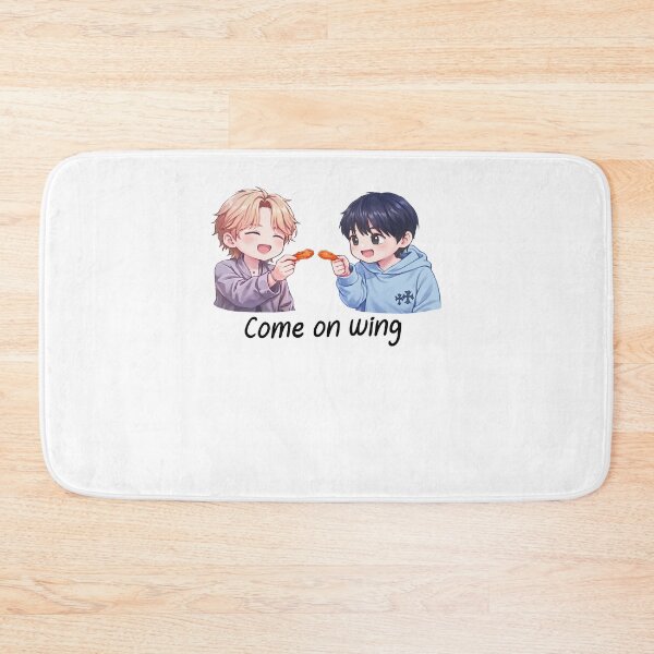 Item preview, Jimin Jungkook - Come On Wing Hot-Ones Cute Chibi Design designed and sold by Glow-Paw-Studio.