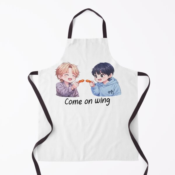 Item preview, Jimin Jungkook - Come On Wing Hot-Ones Cute Chibi Design designed and sold by Glow-Paw-Studio.