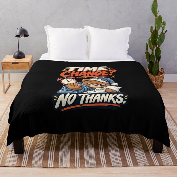 Item preview, Don't Touch My Sleep - Funny Bear Alarm Clock Design designed and sold by njanani.