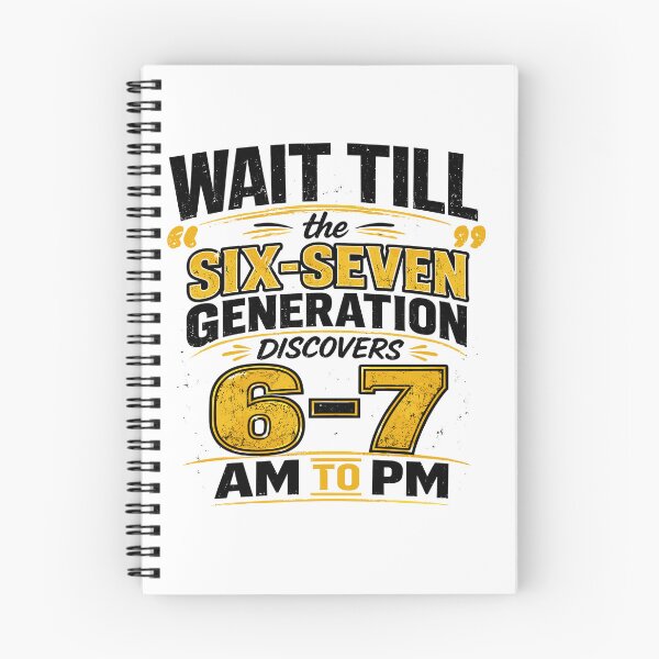 Item preview, Six Seven Generation 6-7 Meme Funny Gen Alpha Humor  designed and sold by ZIGLWORKS.