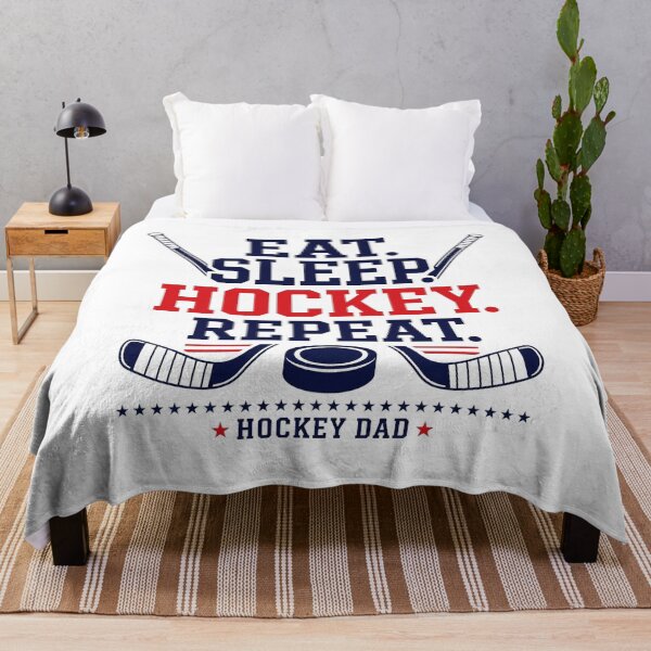 Item preview, Eat Sleep Hockey Repeat Hockey Dad designed and sold by yuckticke.