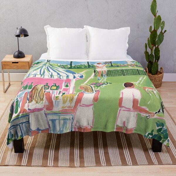 Item preview, Grandmillennial art, At the tennis club designed and sold by SophieClimaArt.
